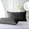 Σετ Κουβερλί (3τμχ) 100% Βαμβακερά Μαύρο 220x240cm  BCS-019