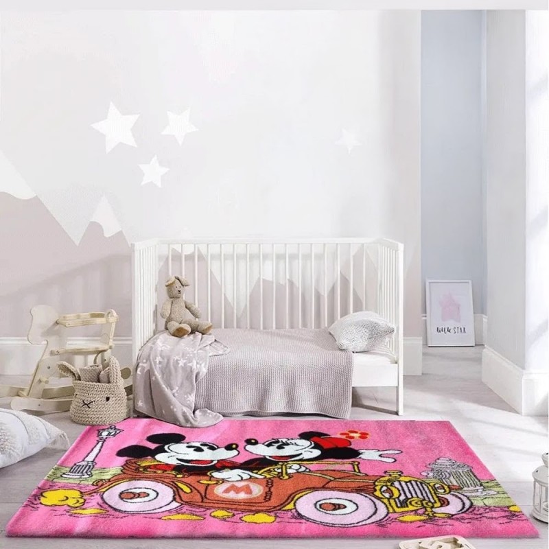 Παιδικό Χαλί Minnie Ροζ C054-pink 155x200 cm