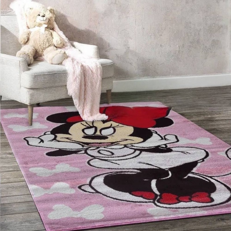 Παιδικό Χαλί Minnie Ροζ FE78-pink 155x200 cm